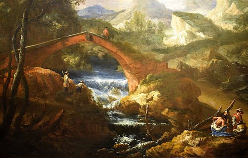 Paysage Dèbut du XVIIIème